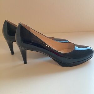 Cole Haan Nike Air collection black patent leather heels